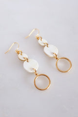 Ba Be Crescent Drop Buffalo Horn Dangle Earrings - Handcrafted & Unique Buffalo Horn Jewelry