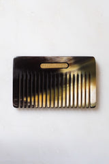 Chai Buffalo Horn Pocket-Sized Hair / Beard Comb - Handcrafted & Unique Buffalo Horn Jewelry