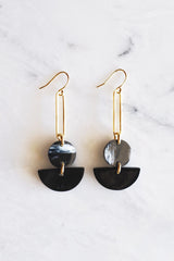 Tho Bar & Geo Buffalo Horn Earrings - Handcrafted & Unique Buffalo Horn Jewelry