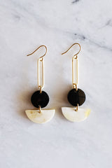 Tho Bar & Geo Buffalo Horn Earrings - Handcrafted & Unique Buffalo Horn Jewelry