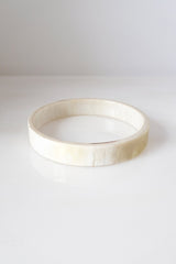 Tron Buffalo Horn Minimalist Bangle Bracelet (1pc) - Handcrafted & Unique Buffalo Horn Jewelry