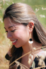 Tho Bar & Geo Buffalo Horn Earrings - Handcrafted & Unique Buffalo Horn Jewelry