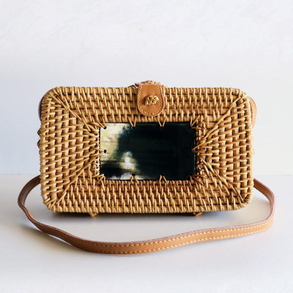 Rattan on sale bag rectangle