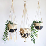Nadu Hand-Braided Jute Plant Hanger